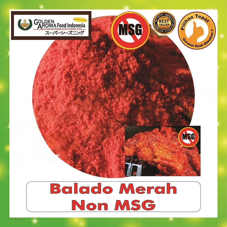 Bubuk Tabur Balado Merah Seasoning Powder Bumbu Masak Instan Sebaguna Halal