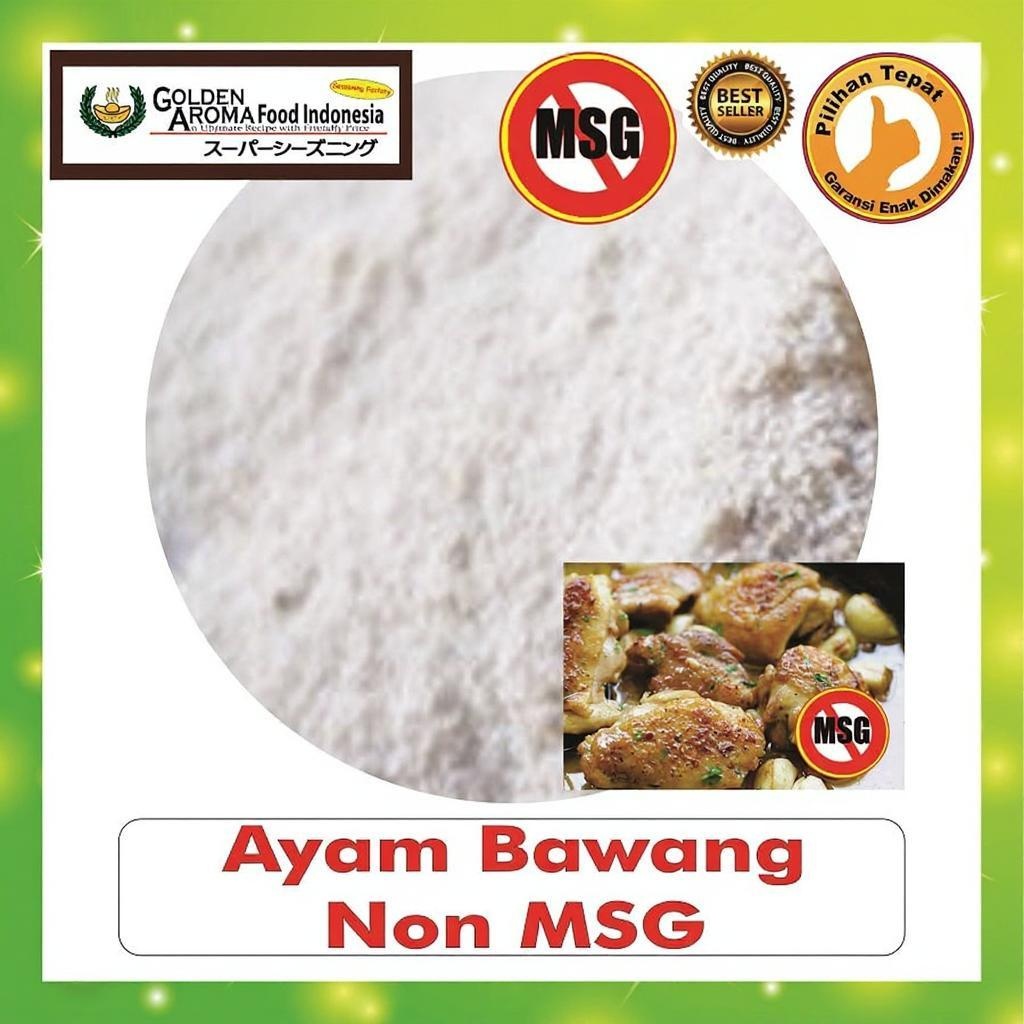 Bubuk Tabur Ayam Bawang Seasoning Powder Pedas Bumbu Masak Instan Sebaguna Halal
