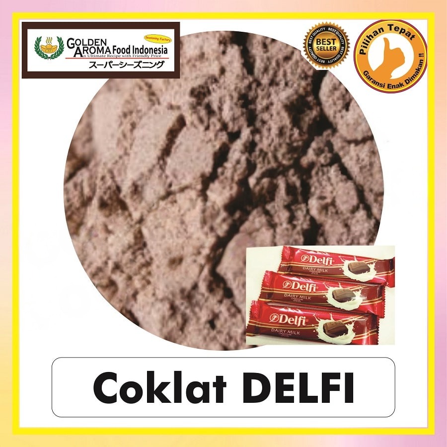 Bubuk Tabur Manis Coklat Delfi Seasoning Powder Chocolate Bumbu Serbuk Serbaguna Instan Sebaguna Halal