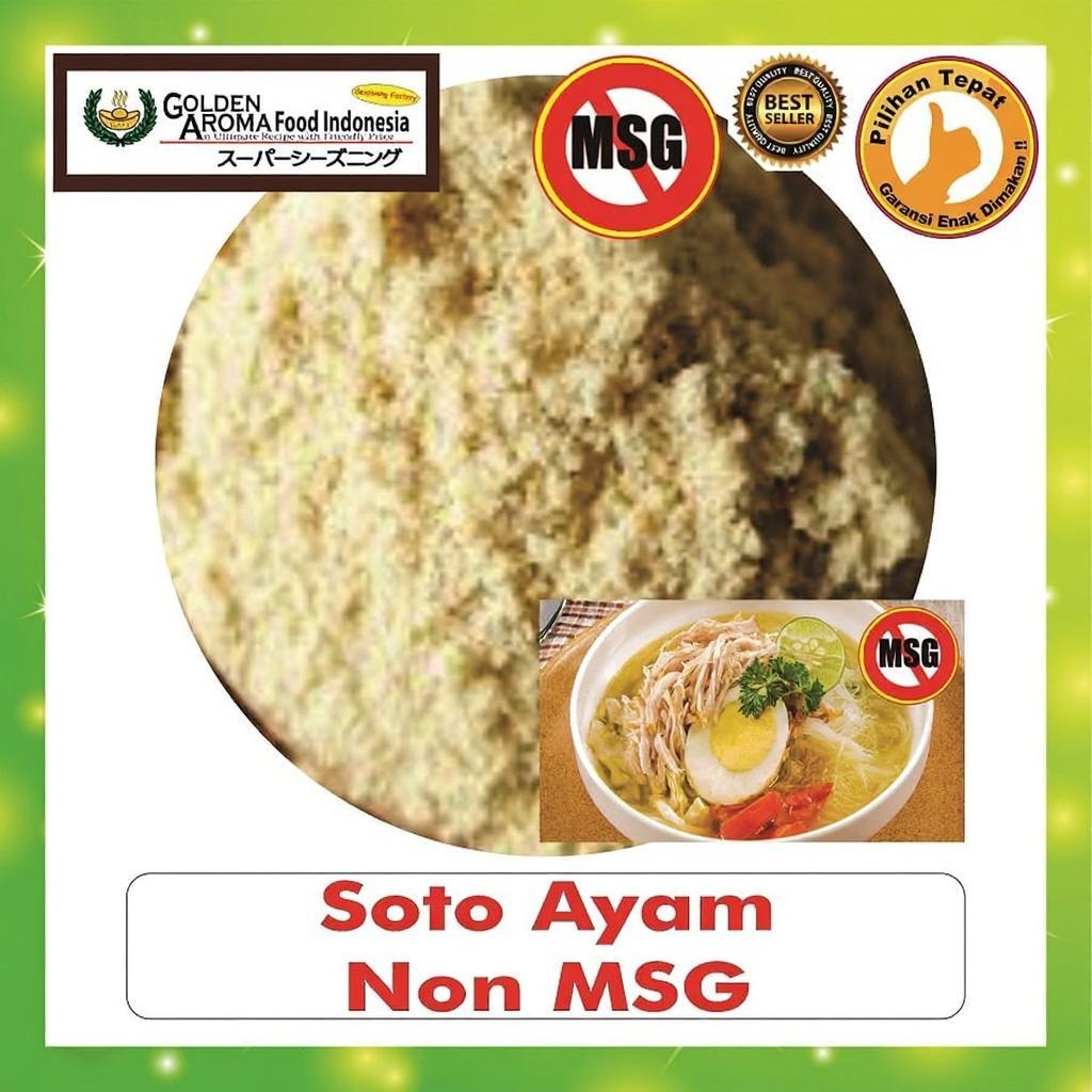 Bubuk Tabur Soto Ayam Seasoning Powder Pedas Bumbu Masak Instan Sebaguna Halal