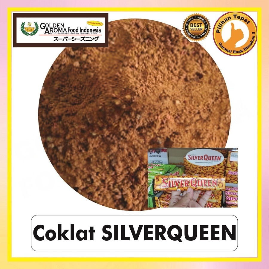 Bubuk Tabur Manis Coklat Silverqueen Seasoning Powder Chocolate Serbuk Bumbu Masak Serbaguna Instan Sebaguna Halal