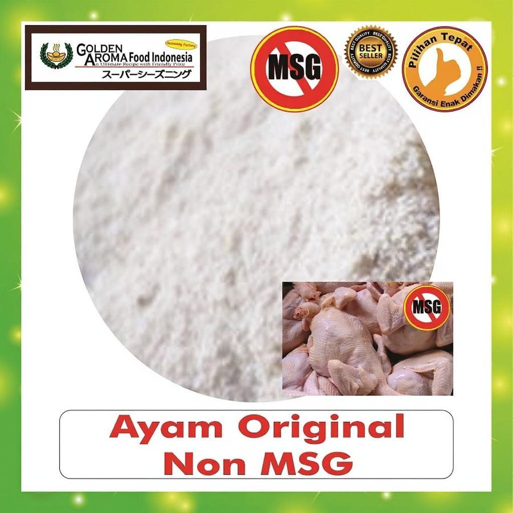 Bubuk Tabur Ayam Original Seasoning Powder Bumbu Masak Instan Sebaguna Halal