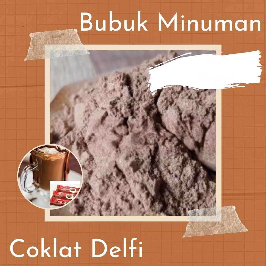Bubuk Minuman Coklat Delfi Drink Powder Chocolate Milk Serbuk Serbaguna Instan Sebaguna Halal