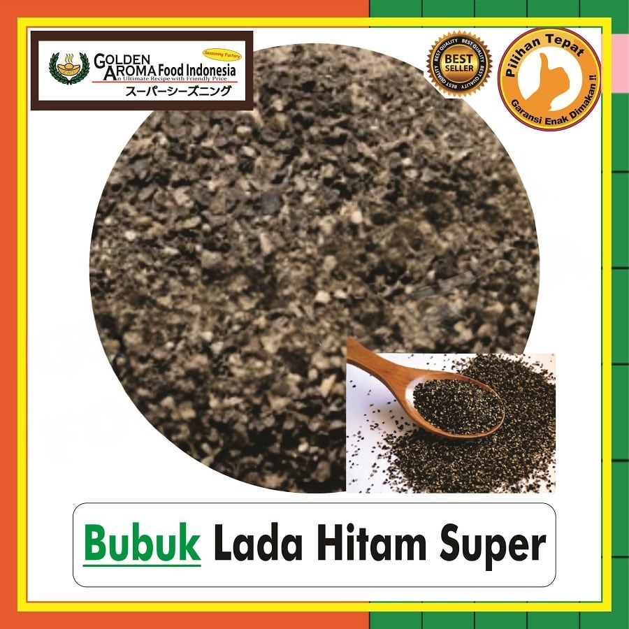 Bubuk Rempah Lada Hitam Super Spice Powder Black Pepper Bumbu Masak Serbaguna Instan Sebaguna Halal