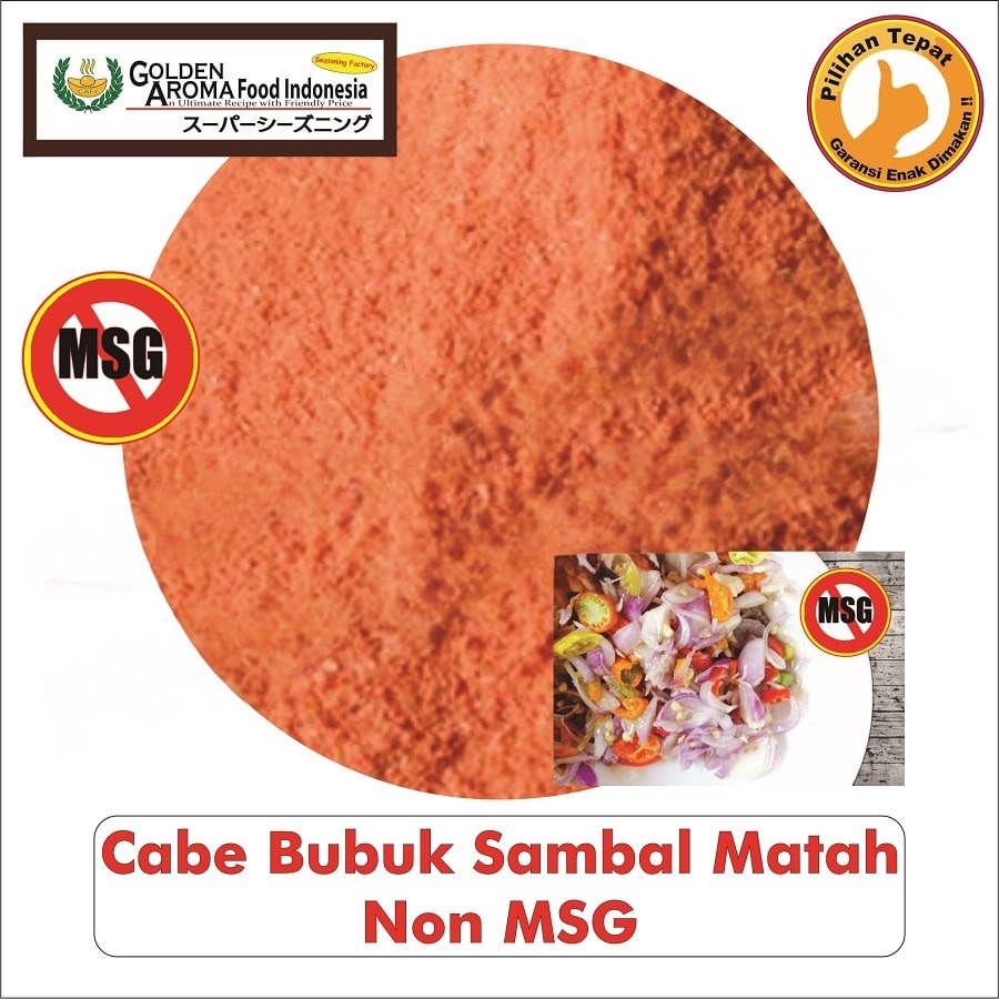 Bubuk Cabe Sambal Matah Chili Seasoning Powder Bumbu Tabur Masak Instan Sebaguna Halal