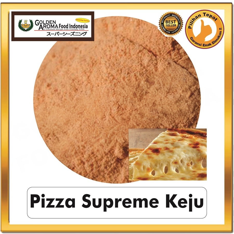 Bubuk Tabur Pizza Supreme Keju Seasoning Powder Bumbu Masak Instan Sebaguna Halal