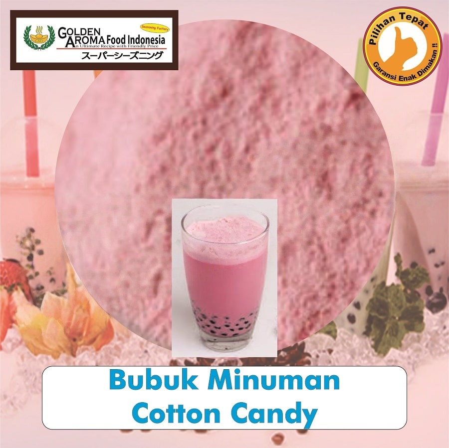 Bubuk Minuman Permen Kapas Cotton Candy Drink Powder Serbuk Instan Serbaguna Halal