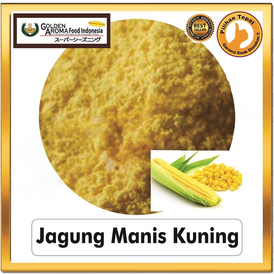 Bubuk Tabur Jagung Manis Kuning Seasoning Powder Bumbu Serbaguna Halal