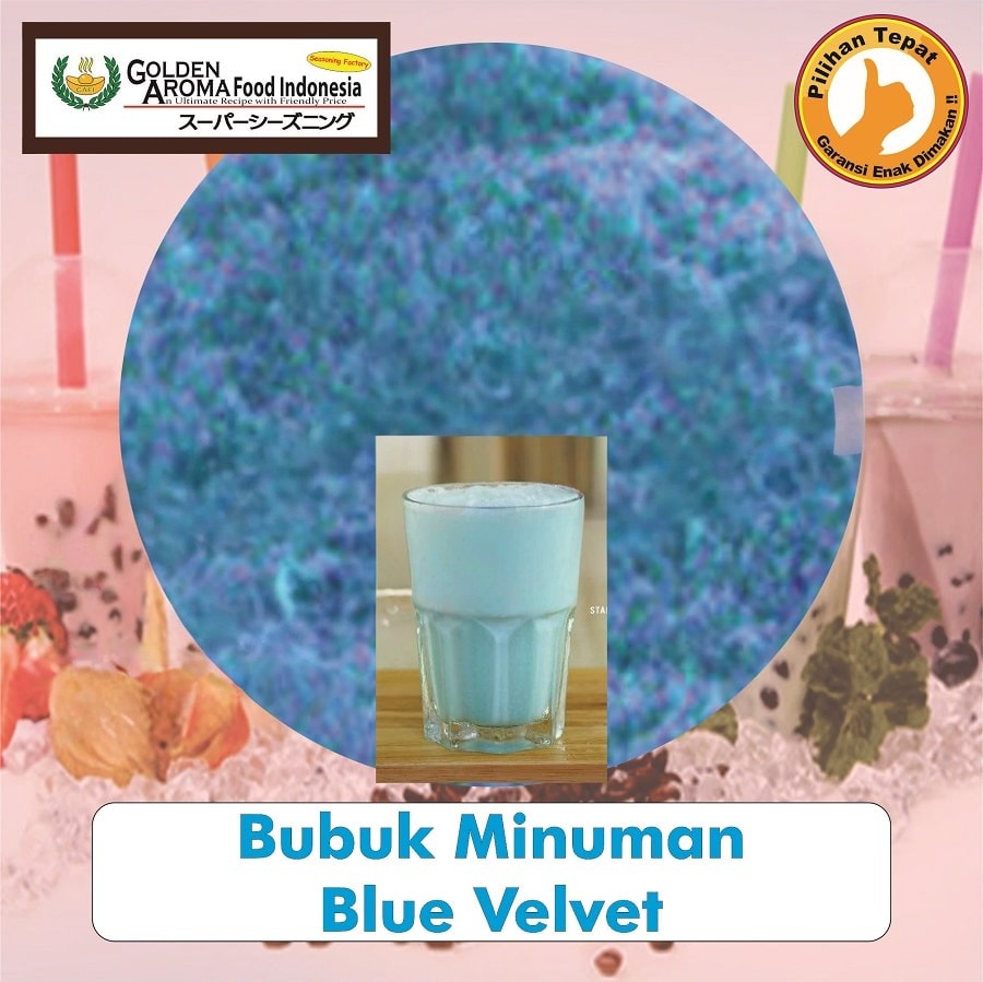 Bubuk Minuman Blue Velvet Drink Powder Bumbu Instan Serbaguna Halal