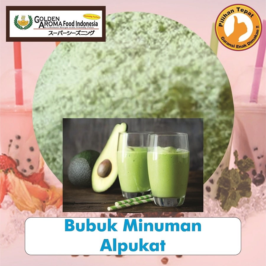 Bubuk Minuman Alpukat Avocado Drink Powder Serbuk Instan Serbaguna Halal