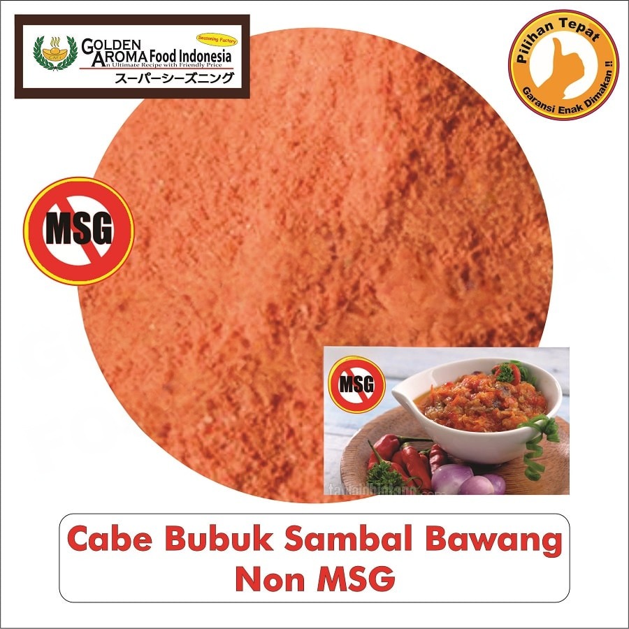 Bubuk Cabe Sambal Bawang Seasoning Powder Bumbu Tabur Serbaguna Halal