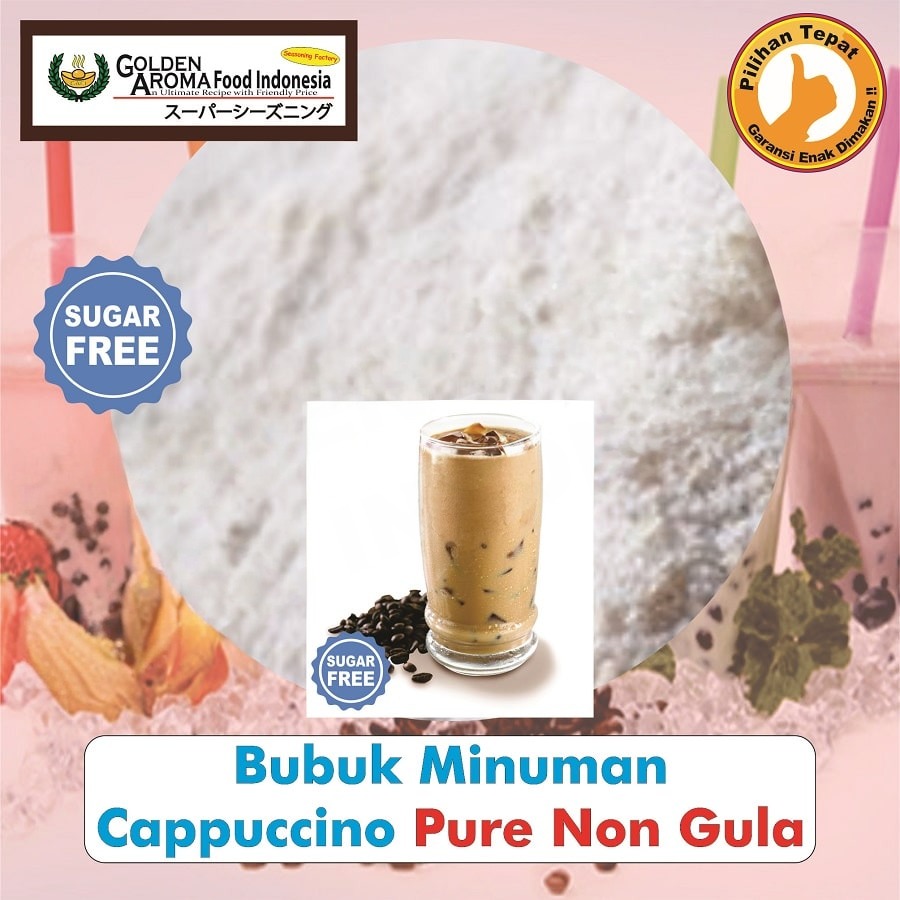 Bubuk Minuman Cappuccino Putih Drink Powder Serbuk Cappucino Serbaguna Instan Sebaguna Halal