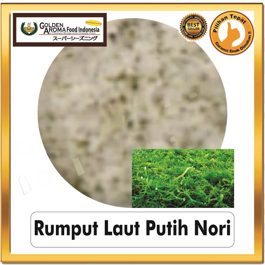 Bubuk Tabur Rumput Laut Putih Seasoning Powder Nori Seaweed Bumbu Masak Serbaguna Instan Sebaguna Halal