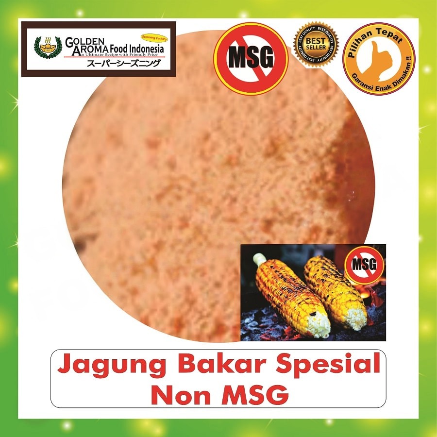 BubukTabur Jagung Bakar Spesial Seasoning Powder Roasted Corn Special Bumbu Masak Serbaguna Instan Sebaguna Halal