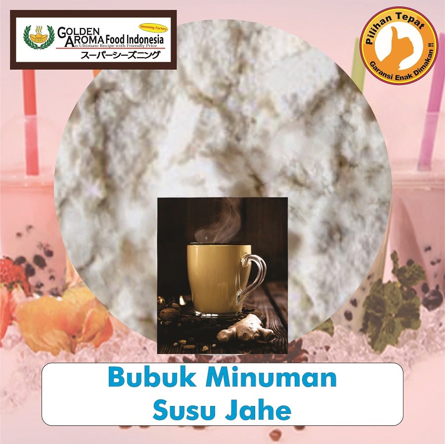 Bubuk Minuman Susu Jahe Powder Drink Ginger Milk Serbuk Serbaguna Instan Sebaguna Halal