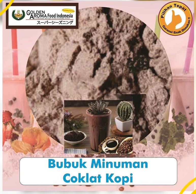 Bubuk Minuman Coklat Kopi Powder Drink Serbuk Instan Coffee Chocolate Sebaguna Halal