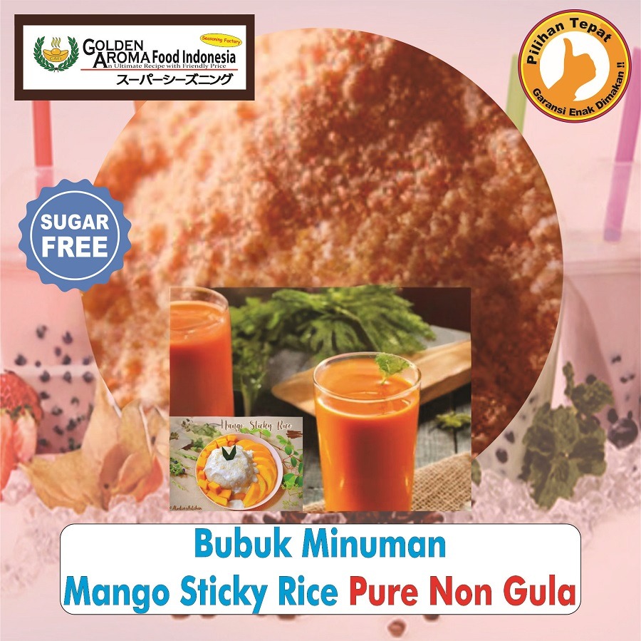 Bubuk Minuman Mango Sticky Rice Drink Powder Serbuk Halal