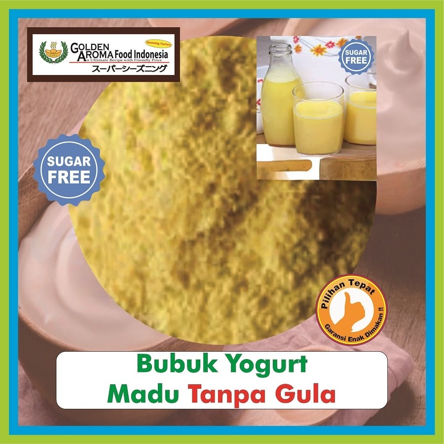 Bubuk Yogurt Madu Drink Powder Yoghurt Honey Serbuk Serbaguna Instan Sebaguna Halal