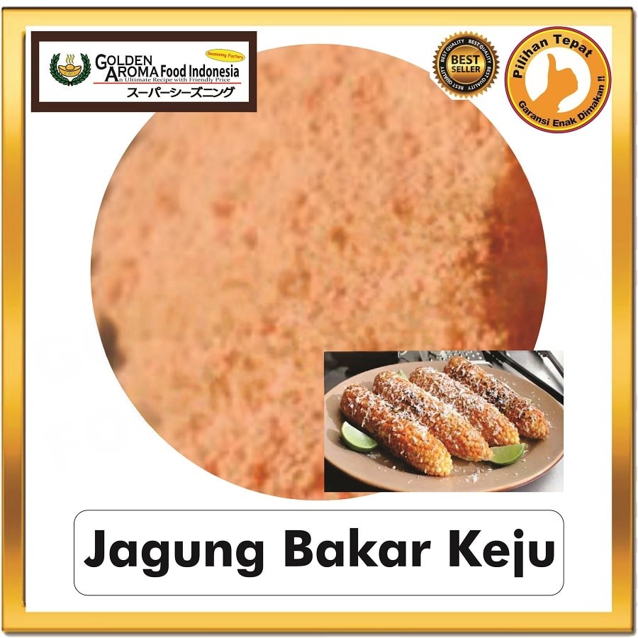Bubuk Tabur Jagung Bakar Keju Seasoning Powder Bumbu Masak Instan Sebaguna Halal