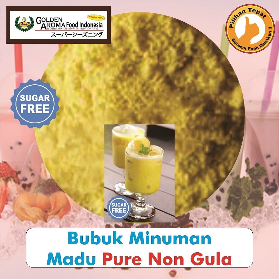 Bubuk Minuman Madu Honey Drink Powder Serbuk Instan Serbaguna Halal