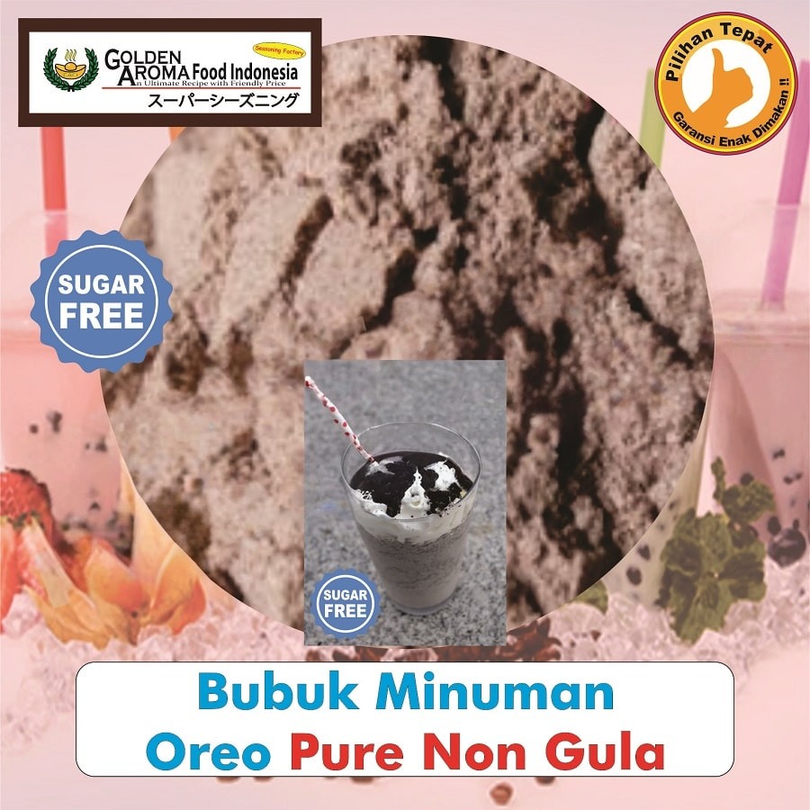 Bubuk Minuman Biskuit Oreo Cookies Powder Drink Serbuk Serbaguna Instan Sebaguna Halal