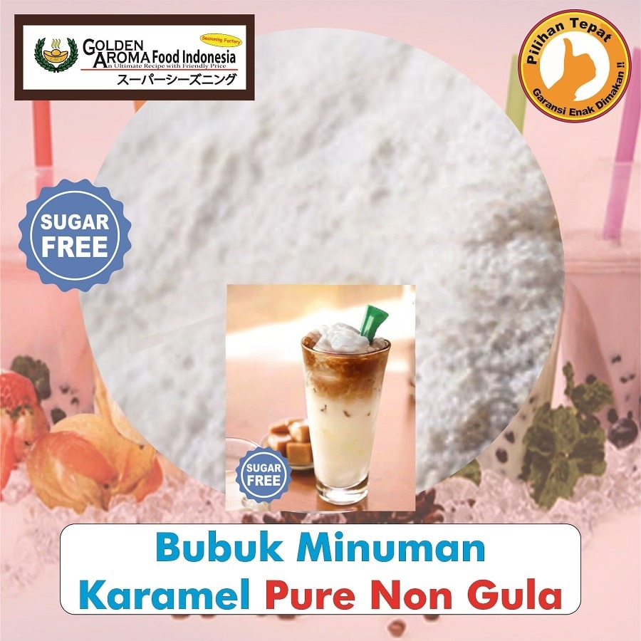 Bubuk Minuman Karamel Drink Powder Caramel Serbuk siap seduh Instan Sebaguna Halal