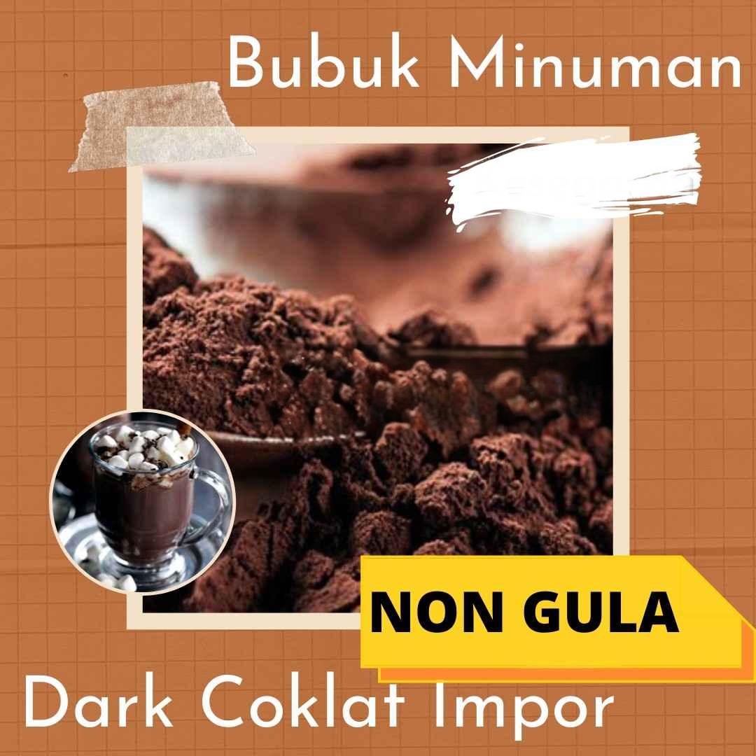 Bubuk Minuman Dark Coklat Drink Powder Chocolate Serbuk Serbaguna Instan Sebaguna Halal