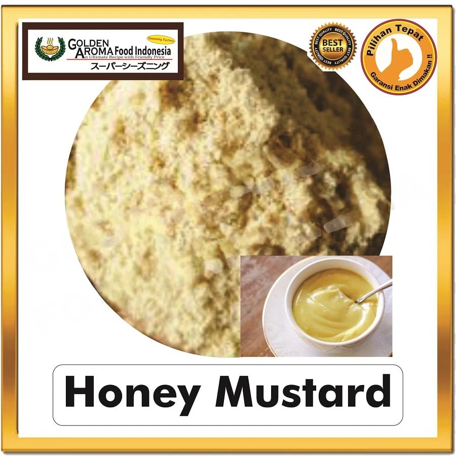 Bubuk Tabur Honey Mustard Seasoning Powder Bumbu Mustar Mentega Serbaguna Halal