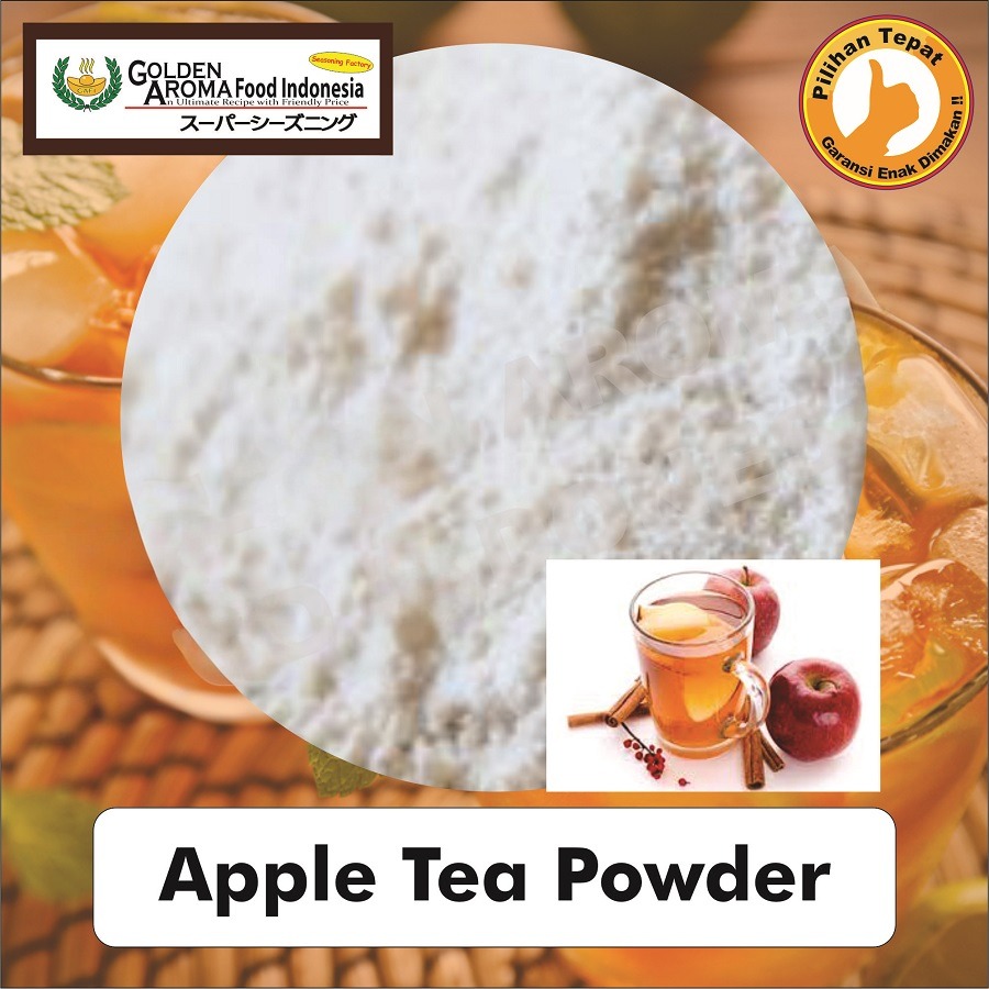 Bubuk Minuman Teh Apel, Apple Tea Powder Drink Serbuk Serbaguna Instan Sebaguna Halal