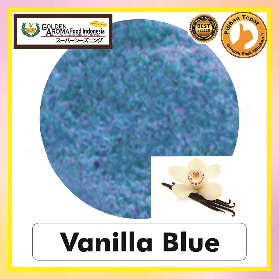 Bubuk Tabur Manis Vanilla Blue Seasoning Drink Bubuk Bumbu Instan Sebaguna Halal