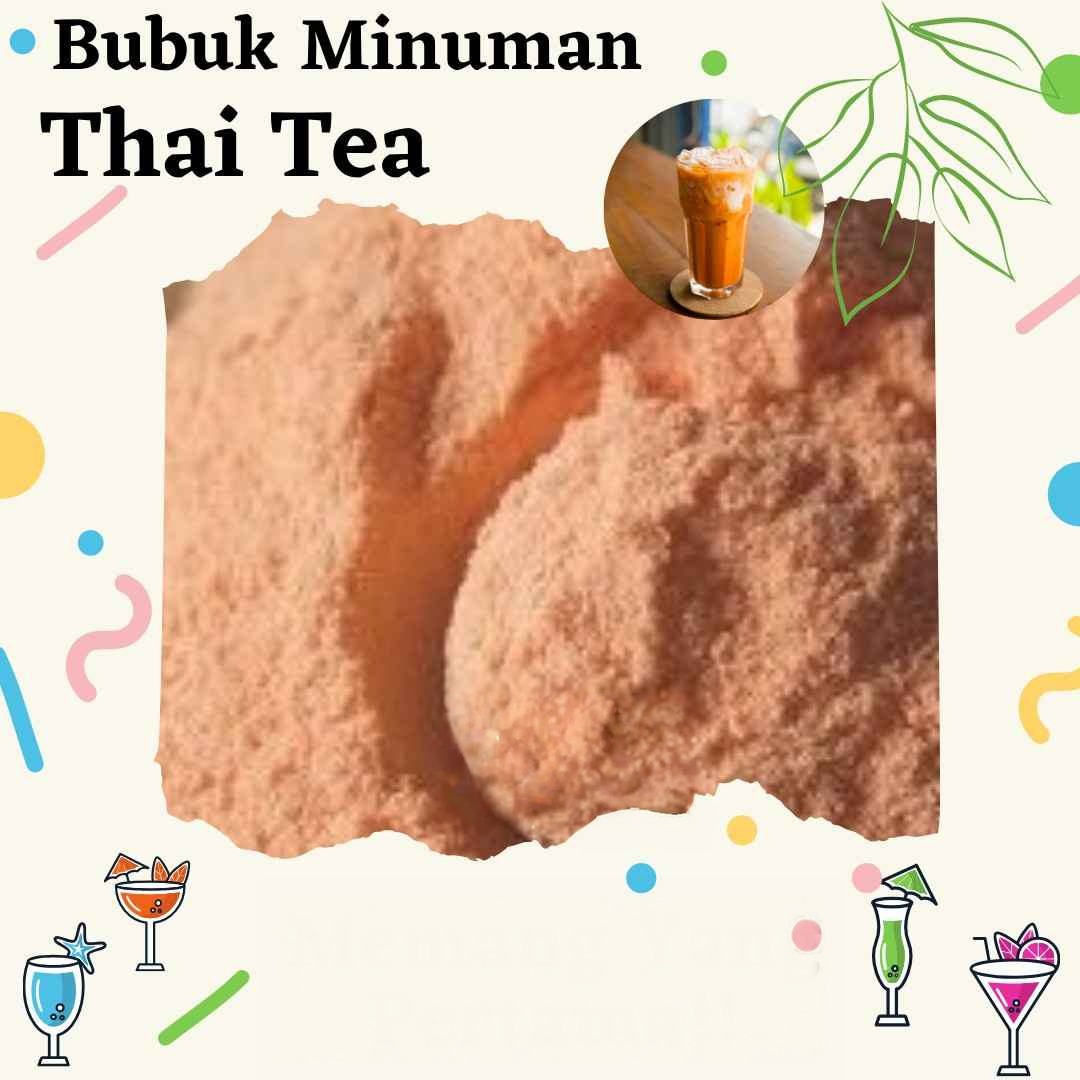 Bubuk Minuman Thai Tea Drink Powder Teh Thailand Serbuk siap seduh Instan Sebaguna Halal