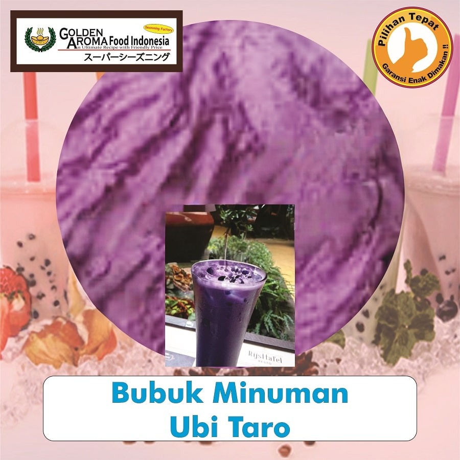 Bubuk Minuman Ubi Taro Drink Powder Sweet Purple Potato Serbuk Serbaguna Instan Sebaguna Halal