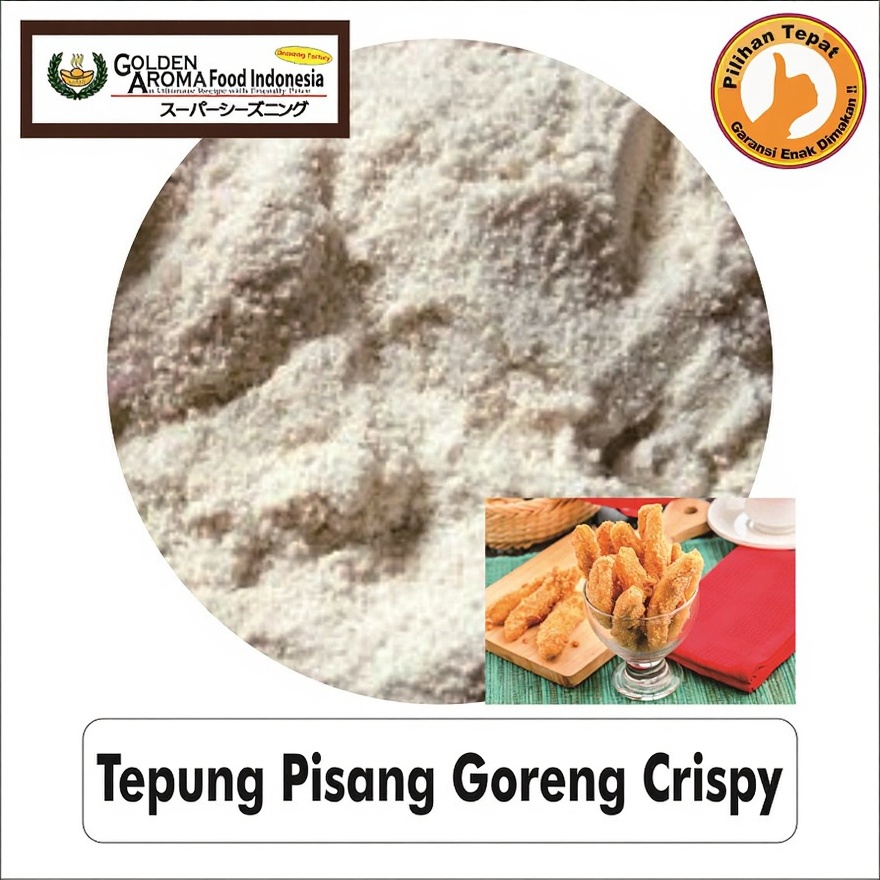 Tepung Pisang Goreng Vanila Crispy Gurih Premix Instan Enak Murah Halal