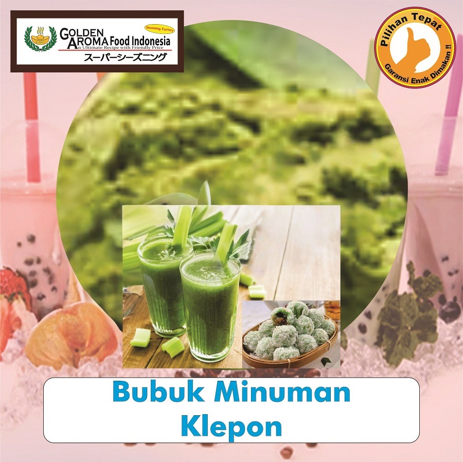 Bubuk Minuman Klepon Drink Powder Serbuk Halal