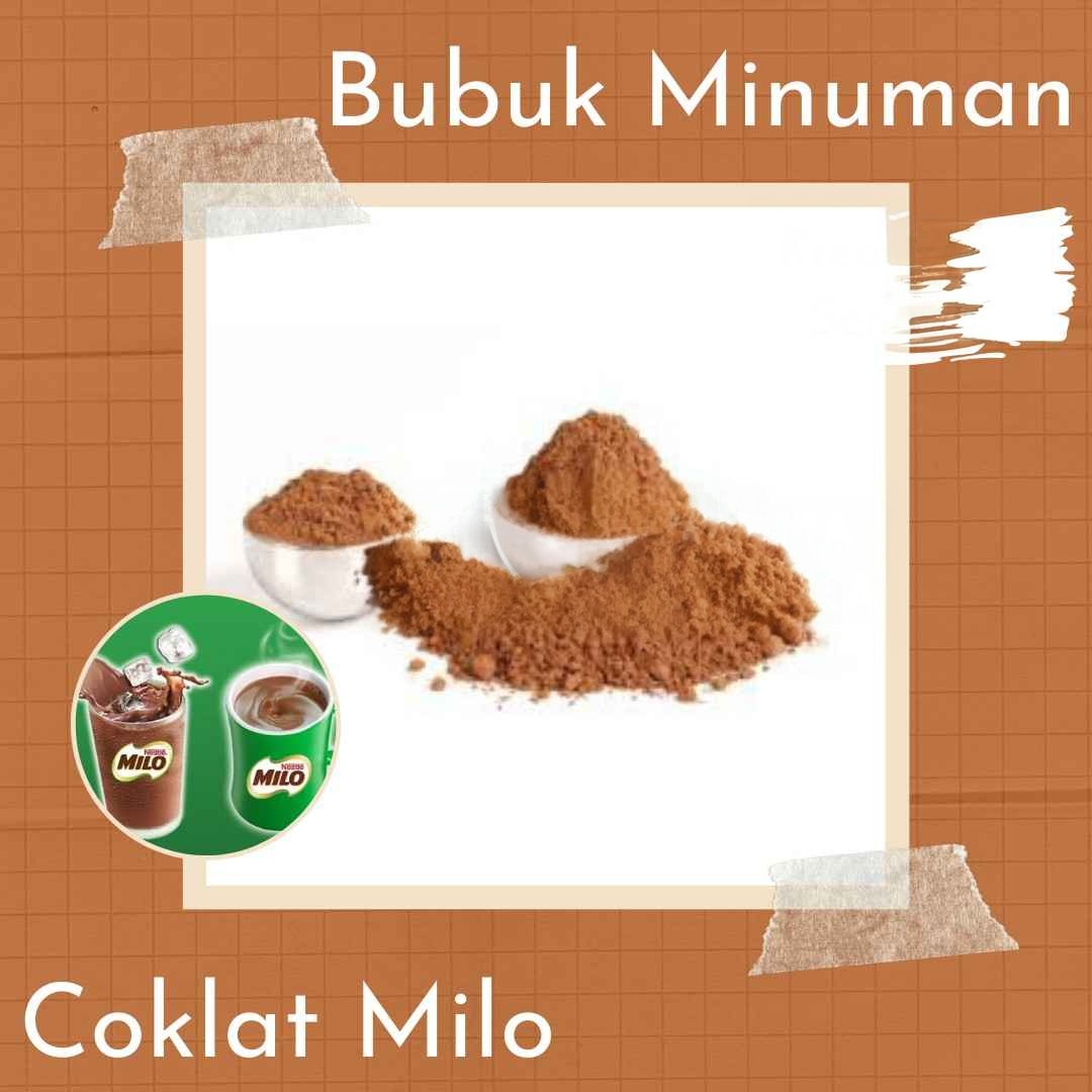 Bubuk Minuman Coklat Milo Drink Powder Chocolate Malt Serbuk Serbaguna Instan Sebaguna Halal