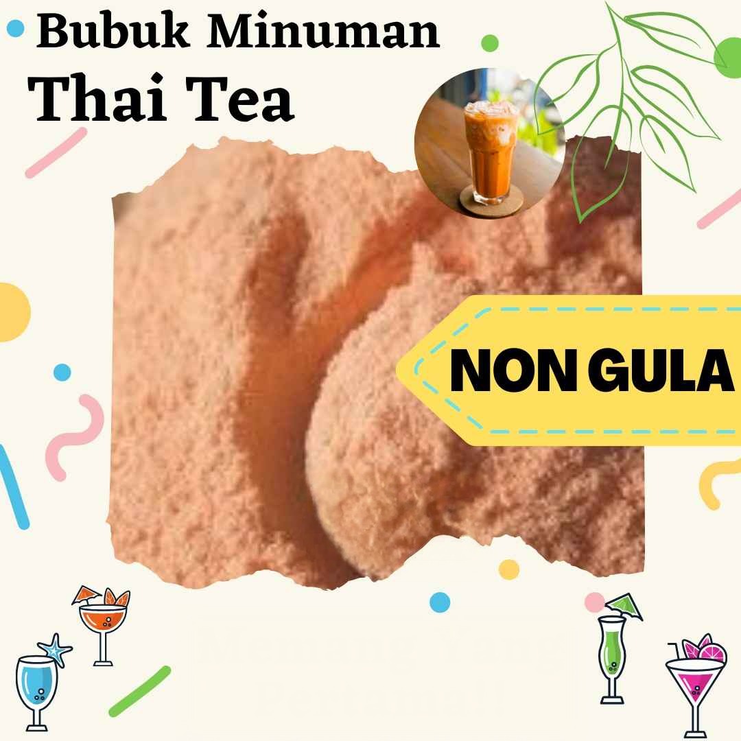 Bubuk Minuman Thai Tea Drink Powder Teh Thailand Serbuk siap seduh Instan Sebaguna Halal