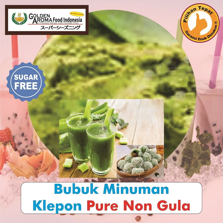 Bubuk Minuman Klepon Drink Powder Serbuk Halal