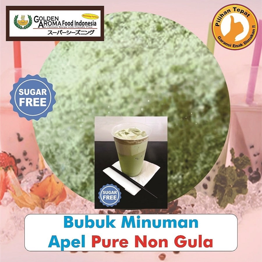 Bubuk Minuman Apel Drink Powder Apple Serbuk Serbaguna Instan Sebaguna Halal