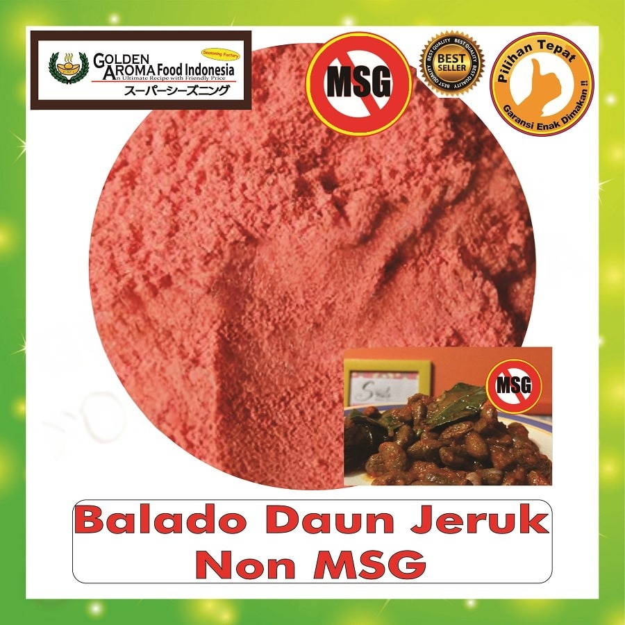 Bubuk Tabur Balado Daun Jeruk Seasoning Powder Bumbu Masak Instan Sebaguna Halal