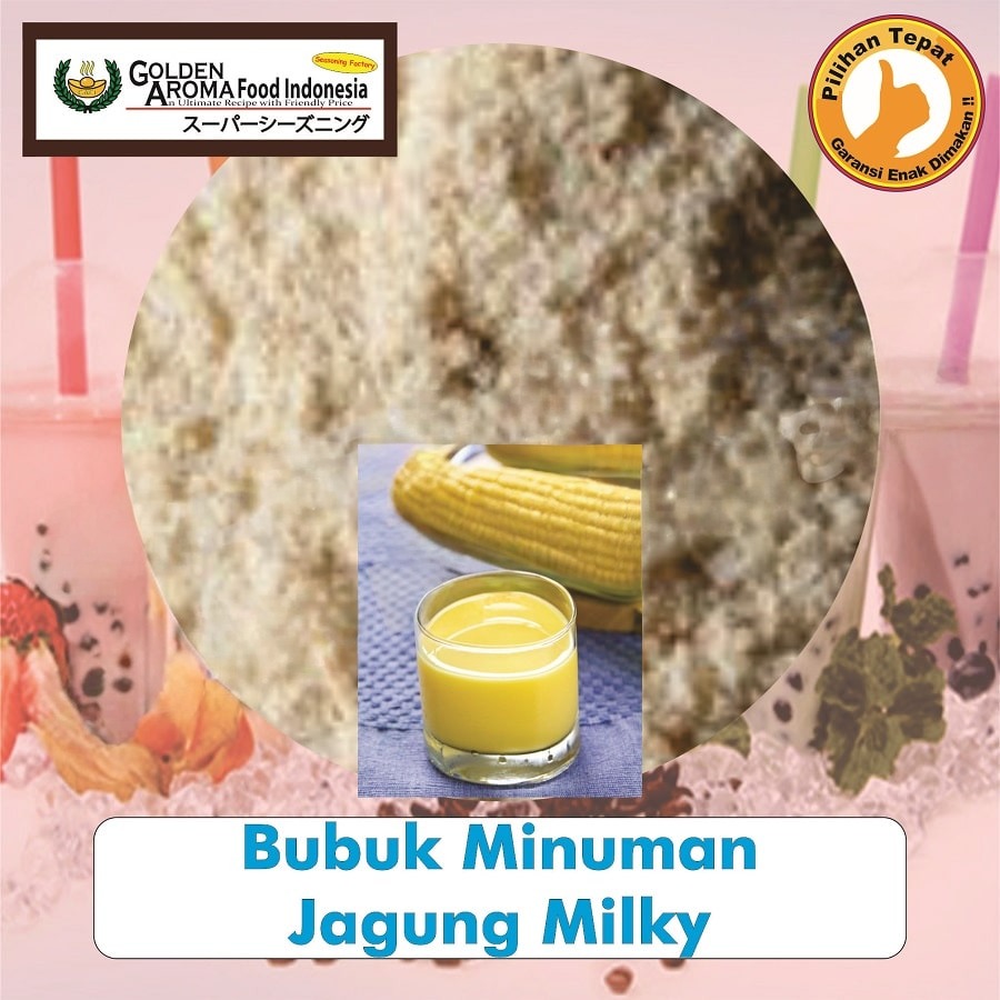 Bubuk Minuman Jagung Milky Drink Powder Corn Serbuk Minuman Serbaguna Instan Sebaguna Halal