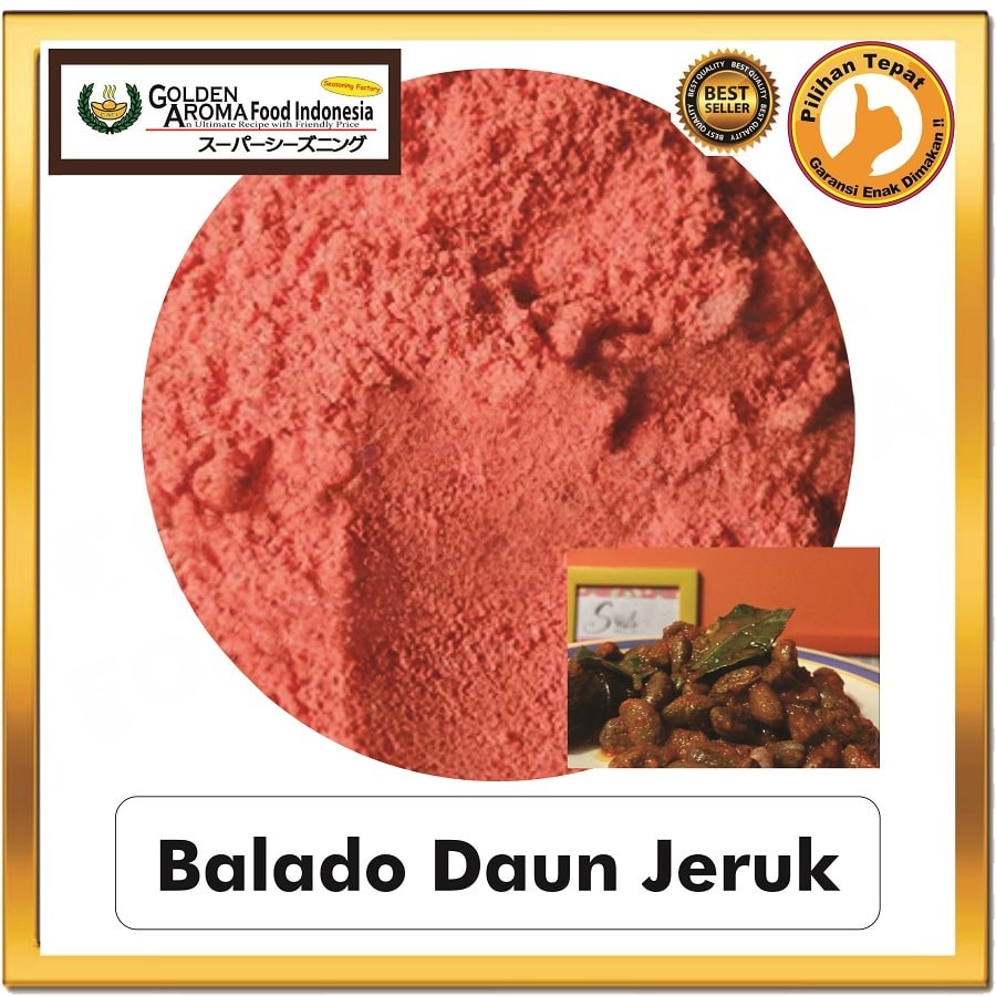 Bubuk Tabur Balado Daun Jeruk Seasoning Powder Bumbu Masak Instan Sebaguna Halal