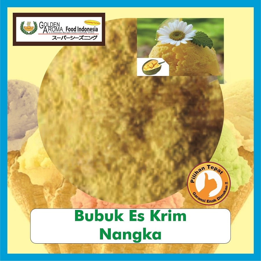 Bubuk Es Krim Nangka Soft Serve Powder Serbaguna Halal