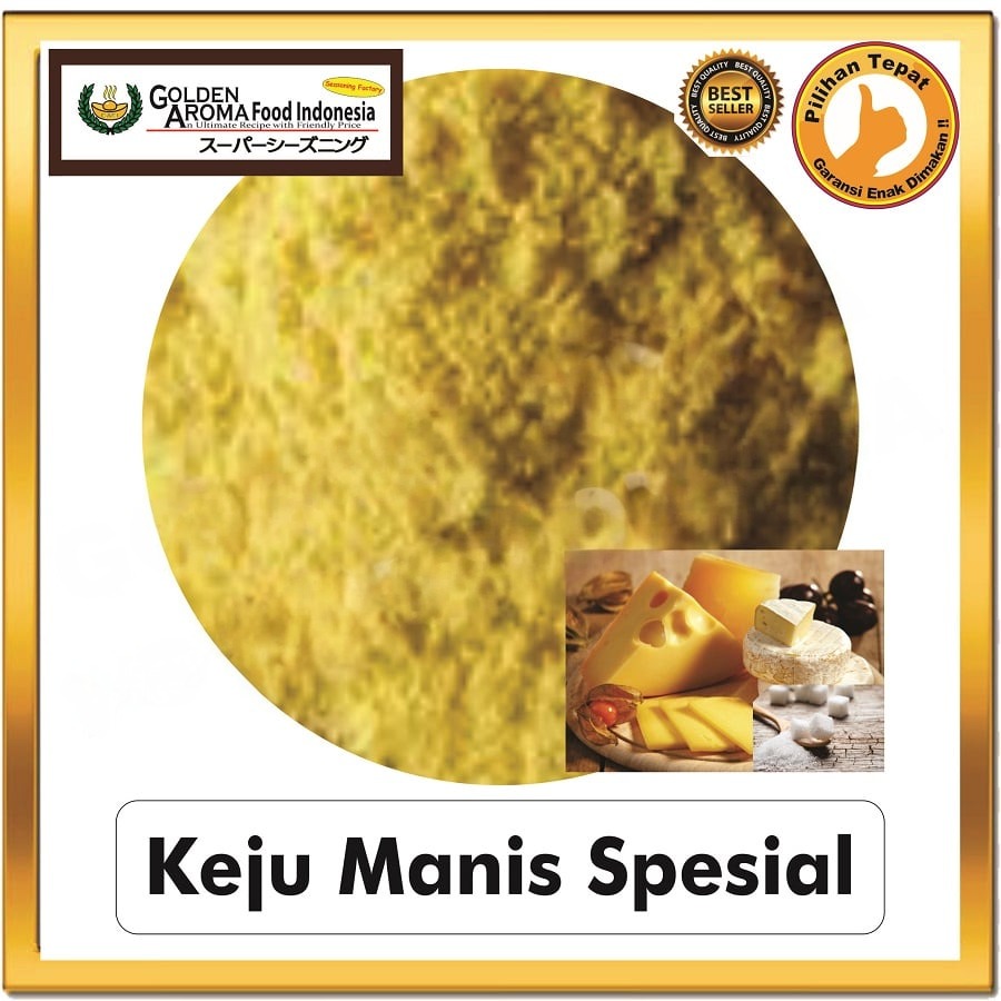 Bubuk Tabur Keju Manis Spesial Seasoning Powder cheese Halal