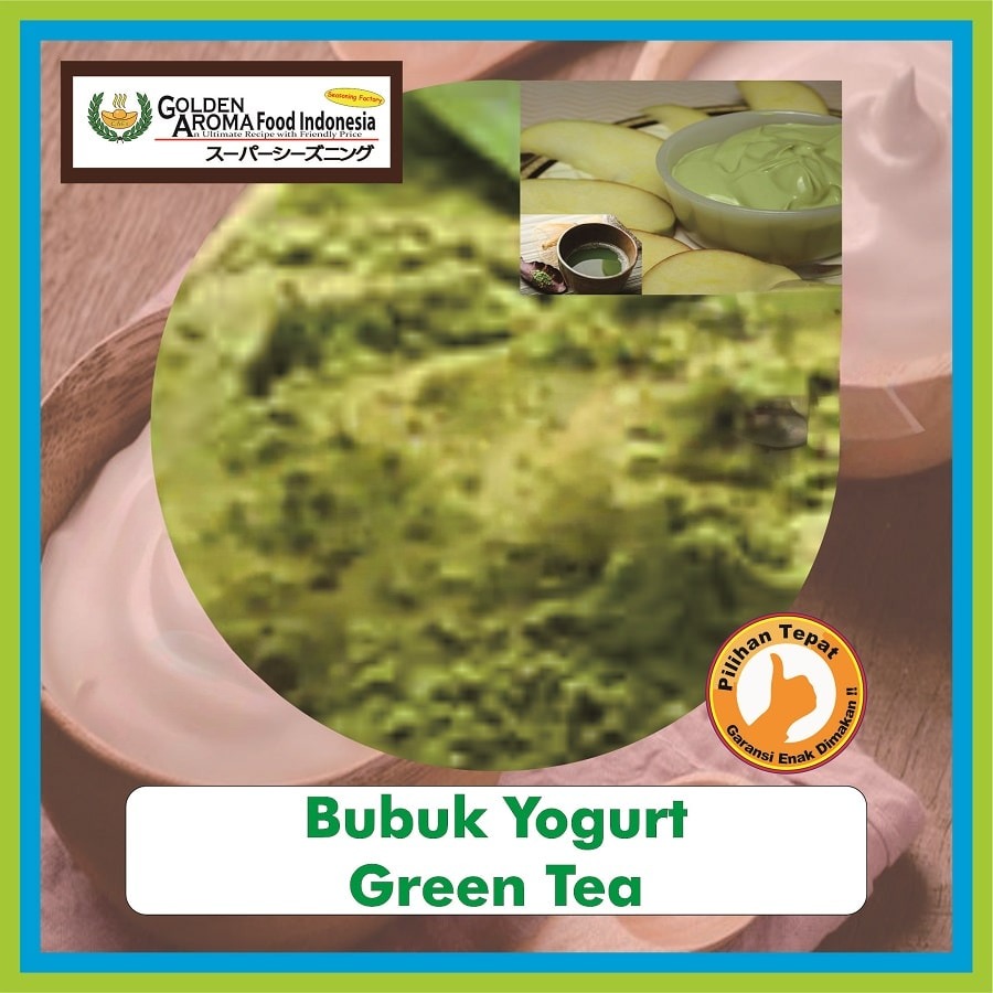 Bubuk Yogurt Green Tea Drink Powder Yoghurt Teh Hijau Serbuk Serbaguna Instan Sebaguna Halal