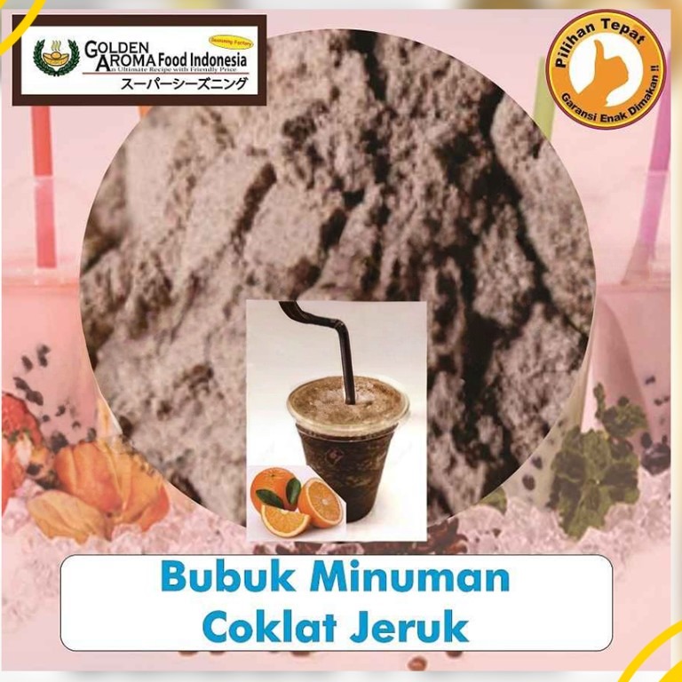 Bubuk Minuman Coklat Jeruk Drink Powder Serbuk Instan Sebaguna Halal
