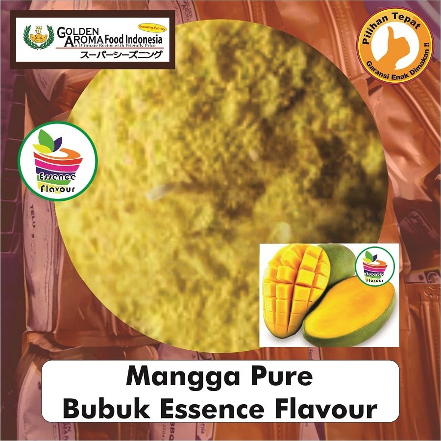Bubuk Pure Mangga Murni Essence Powder Mango Flavour Masak Serbaguna Instan
