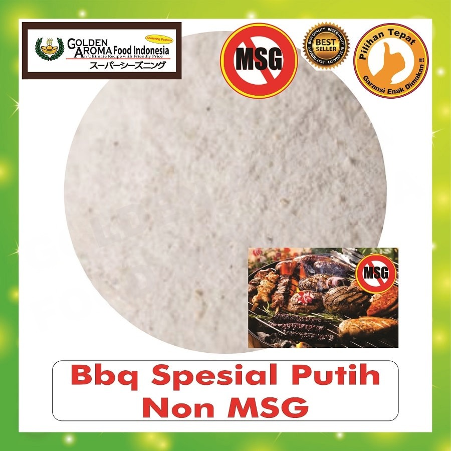 Bubuk Tabur BBQ Spesial Putih Seasoning Powder Barbeque Special Bumbu Masak Instan Sebaguna Halal