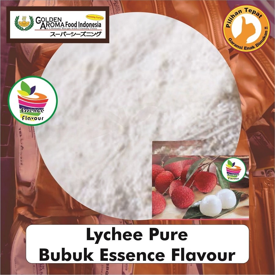 Bubuk Buah Leci Pure Powder Bumbu Masak Instan Sebaguna Halal