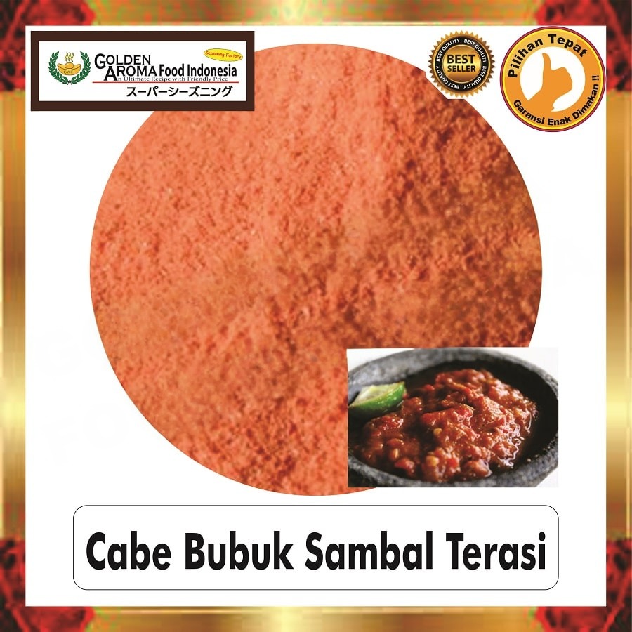 Bubuk Cabe Sambal Terasi Chili Powder Bumbu Masak Serbaguna Instan Sebaguna Halal