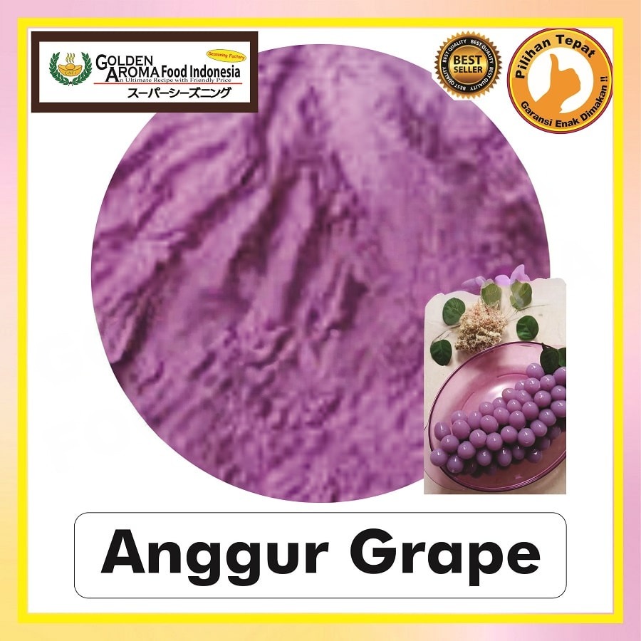 Bubuk Tabur Manis Anggur Seasoning Powder Grape Serbuk Bumbu Instan Sebaguna Halal